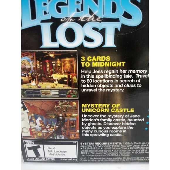 BRAND NEW Sealed Brain Games:  Legends of the Lost  (PC, 2010) - Picture 4 of 11